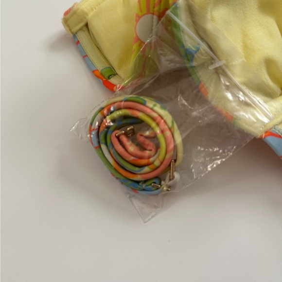 Wild Fable Women’s Floral Bikini Top NWOT Size XL Orange Green Summer Swimsuit - Picture 3 of 4